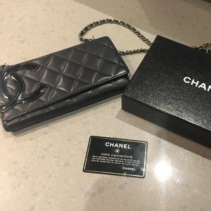 Cambon Wallet on Chain Quilted Leather